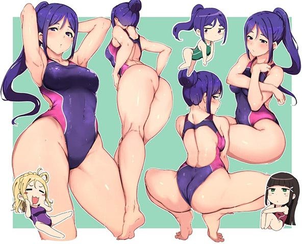 Tổng hợp ảnh nữ anime sexy gợi cảm bikini 453